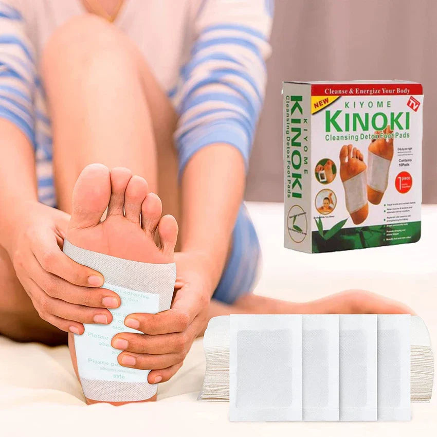 2X1 Parches Kinoki Desi🌿 Parches Desintoxicantes para Pies – Renueva tu cuerpo mientras duermes y alivia dolores