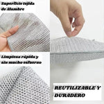 ScrubMaster© Pro-Limpieza: Pack de 6 Paños Metálicos para la Suciedad más Difícil