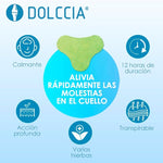 PARCHES NATURALES PARA EL DOLOR DE CUELLO DOLCCIA ® 1 PACK DE 12 PARCHES
