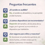 Repelente Ultrasónico/ La forma más segura de proteger tu hogar 2x1