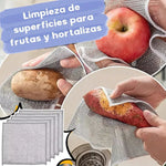 ScrubMaster© Pro-Limpieza: Pack de 6 Paños Metálicos para la Suciedad más Difícil