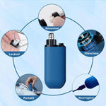 ✨ Cortapelos de Nariz, Orejas y Cejas Recargable – Trimmer Portátil 3 en 1 Preciso y Seguro💈