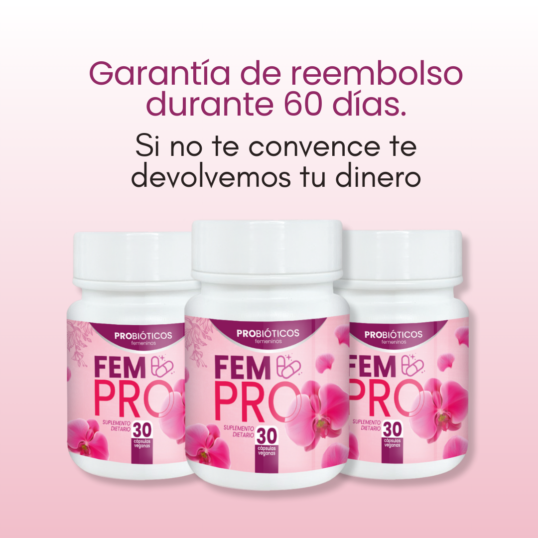 FEM PRO™ - Probióticos especialmente diseñados para la salud femenina