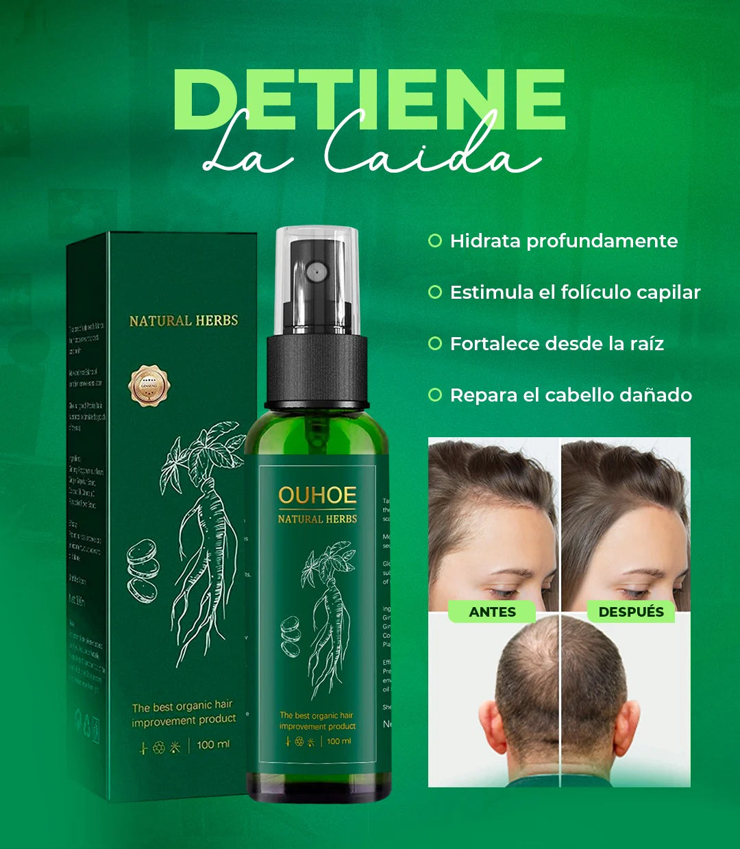 SPRAY CRECIMIENTO CABELLO OUHOE