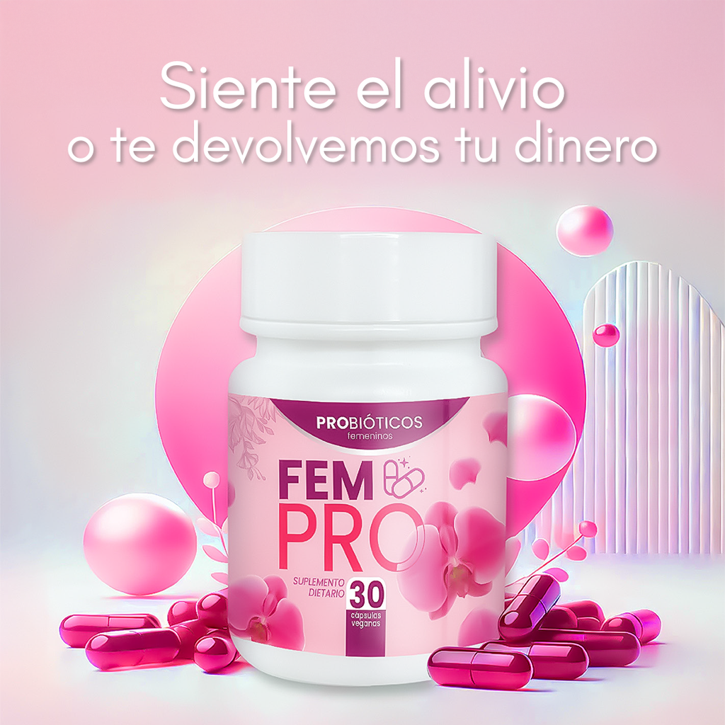 FEM PRO™ - Probióticos especialmente diseñados para la salud femenina