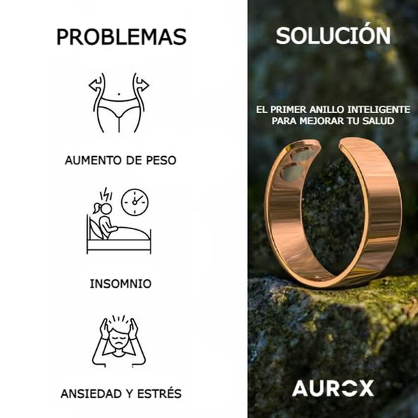 Anillo Inteligente AUROX – Bienestar y Tecnología en una sola joya