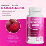 Beetroot 60 Caps - Presión Arterial Saludable y Circulación Natural - Un Aporte de Energía